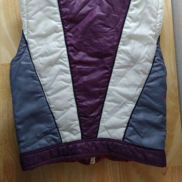 Vintage 70s Sears Color Block Puffer Vest - Picture 7 of 7